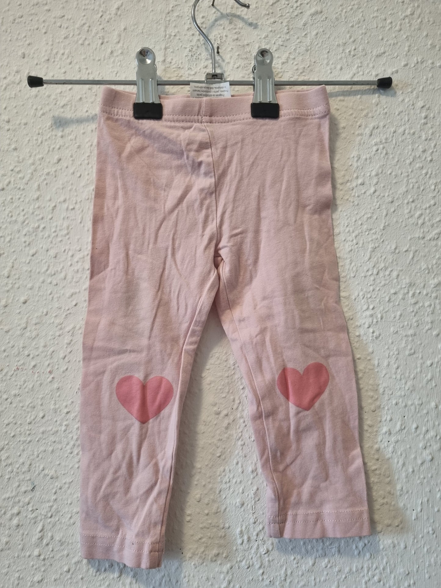 Legging Rosa mit Herz 74/80
