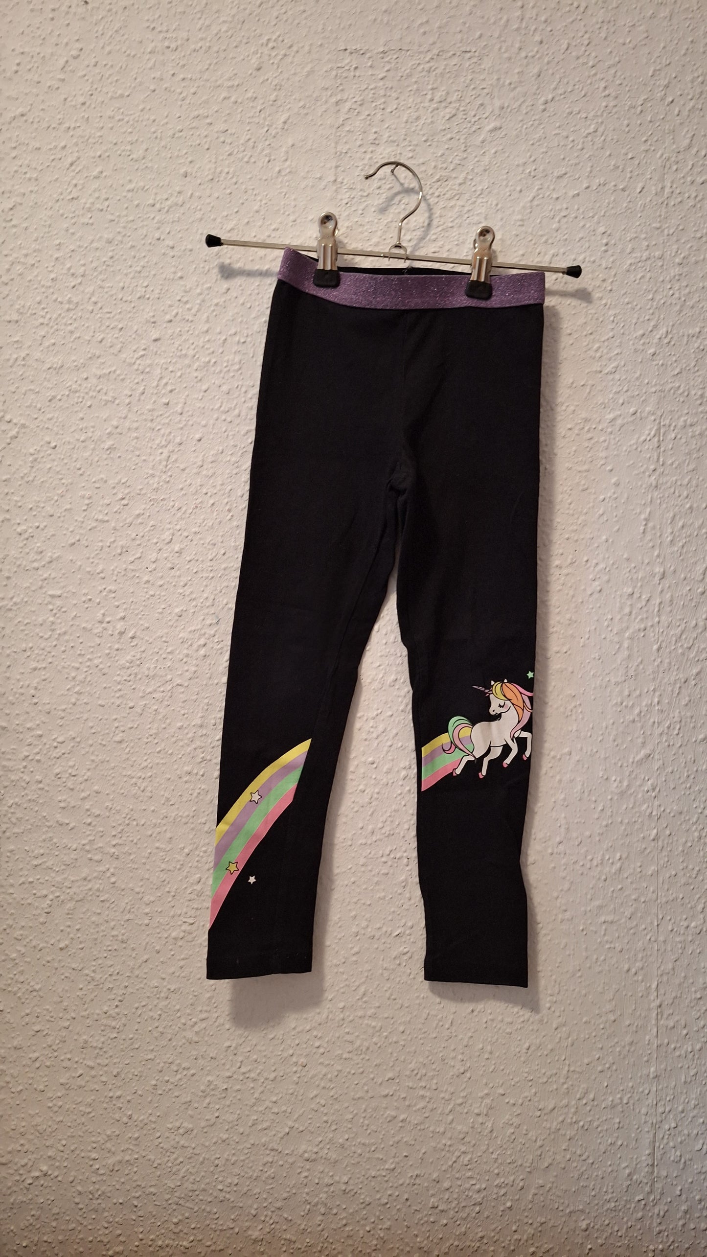 Legging mit Regenbogen-Einhornprint