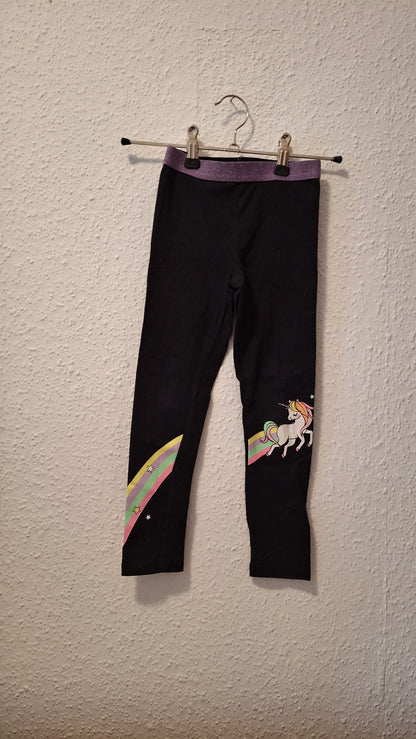 Legging mit Regenbogen-Einhornprint