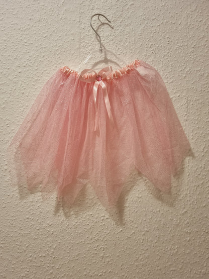 Rosa Tüllrock mit Schimmereffekt