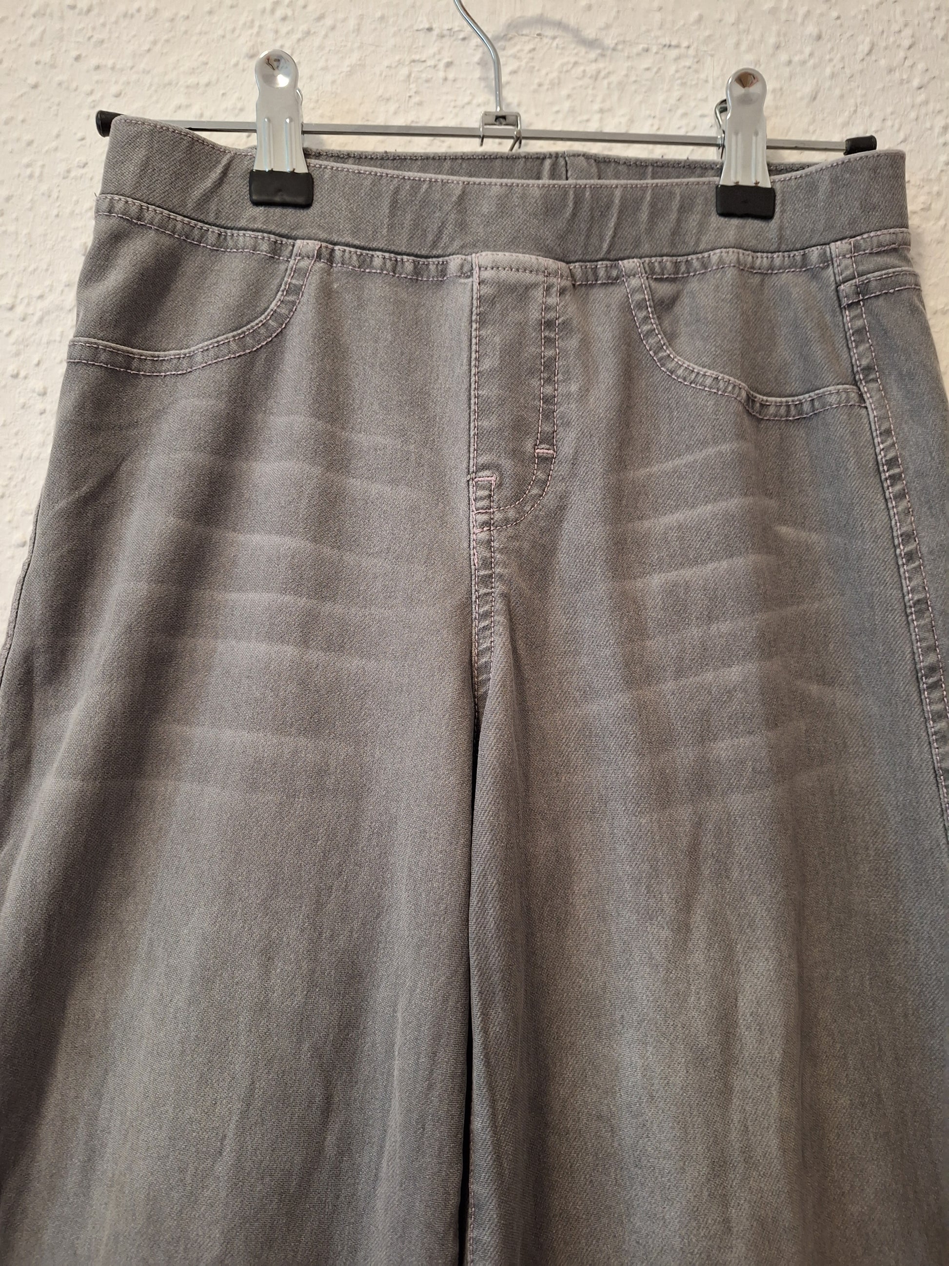 Jeans Jegging mit Schlag Grau 152 Kinderkleidung Onlineshop