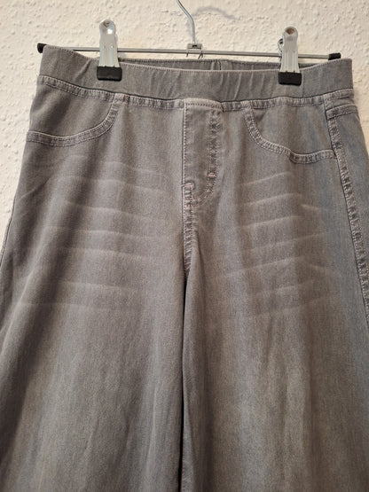 Jeans Jegging mit Schlag Grau 152 Kinderkleidung Onlineshop