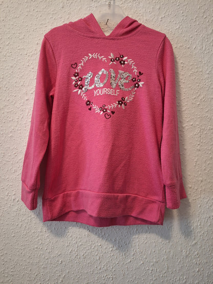 Kaputzenpullover Pink 110