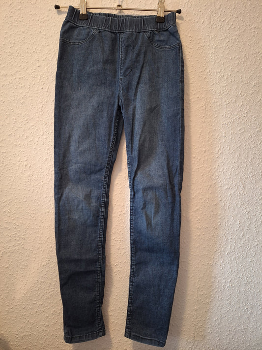 Jeansjegging Graublau