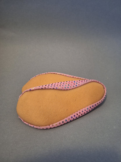 Gymnastikschuh mit Glitzerprint