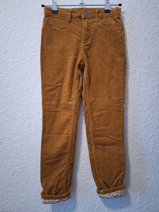 Cordhose in Senfgelb von H&M in der Größe 122