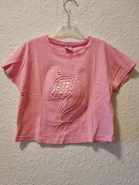 Shirt in Pink mit 3D Einhorn