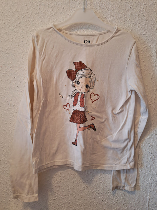 Sweatshirt mit Mädchen