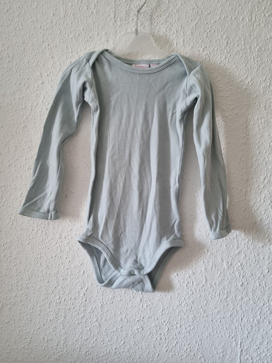 Langarmbody Hellblau 98/104