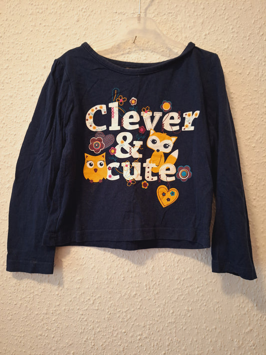 Sweatshirt dunkelblau Clever & Cute 104/110