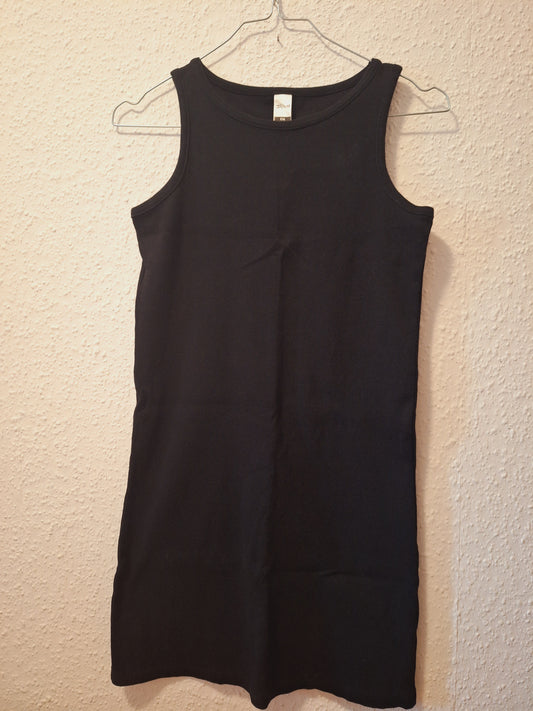 Stitch Shirt mit schwarzem Rippkleid 152