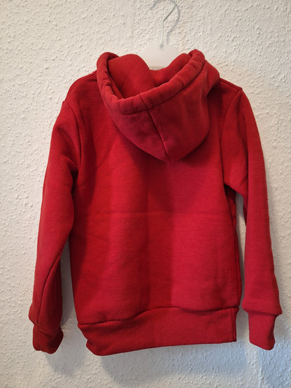 Roter Hoodie