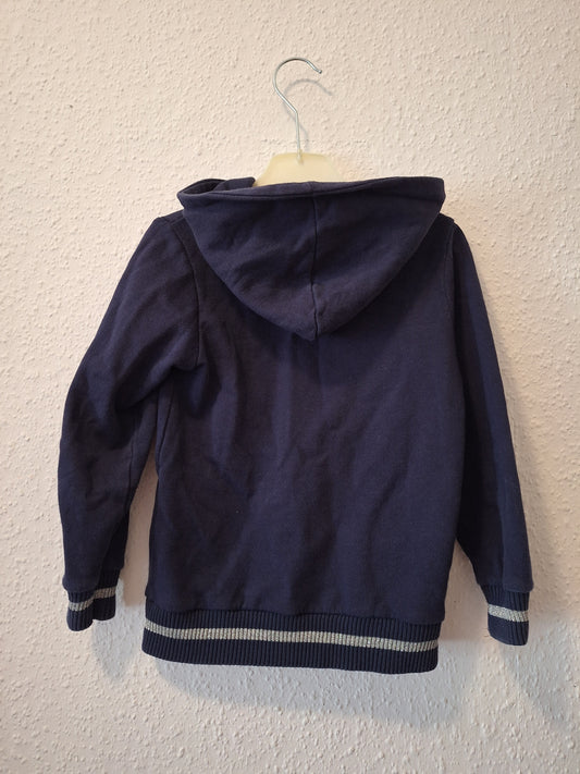 Kaputzen Jacke Dunkelblau mit Elsa 122 Kinderkleidung Mädchen Herbstkleidung Winter Eiskönigin