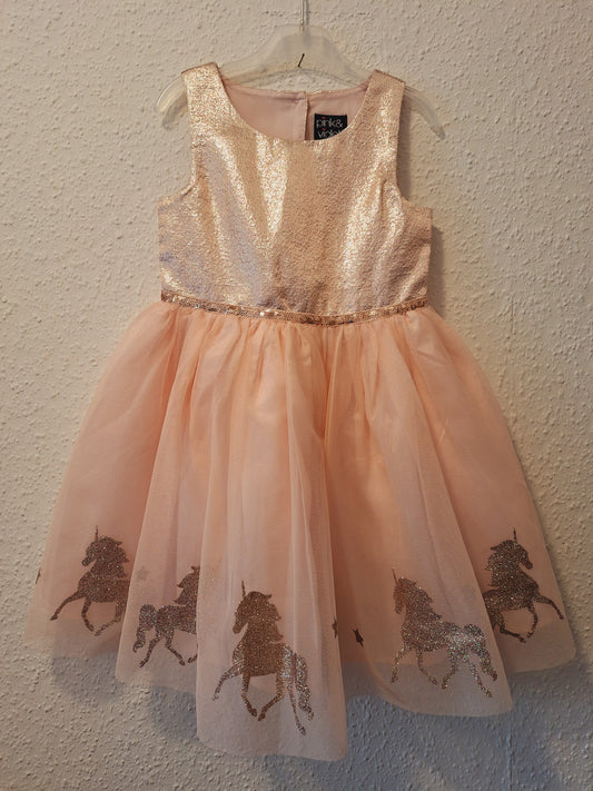 Tüllkleid Rose Gold 116
