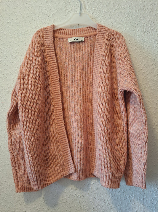 Strickjacke in rosa glitzer