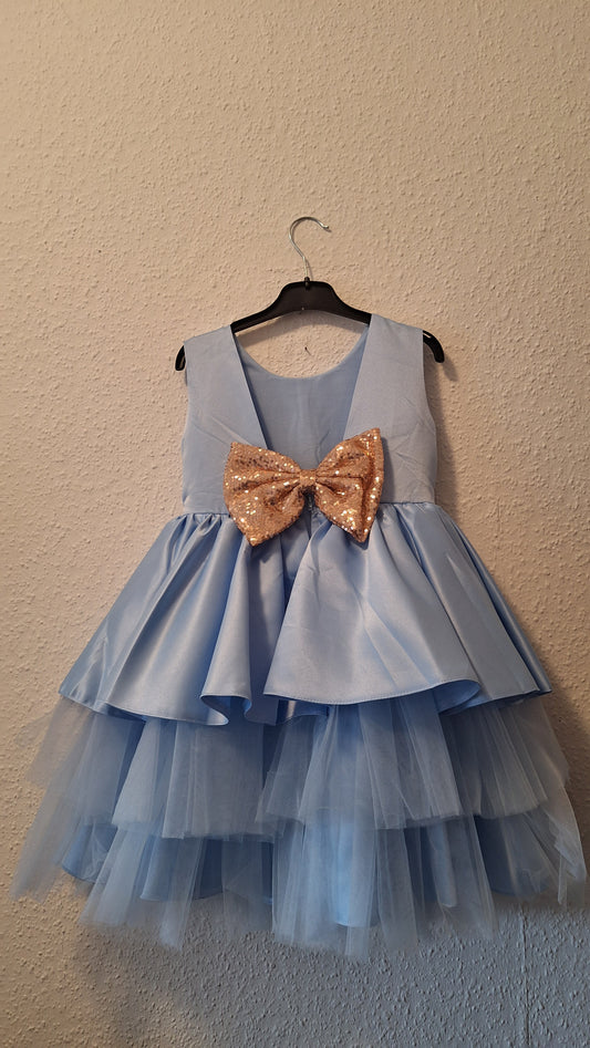 Tüllkleid Hellblau 110/116