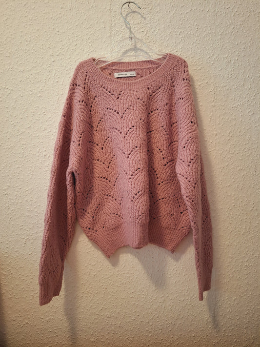 Strickpullover in Altrosa