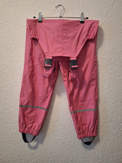 Matsch-und Regenhose in Pink 116/122