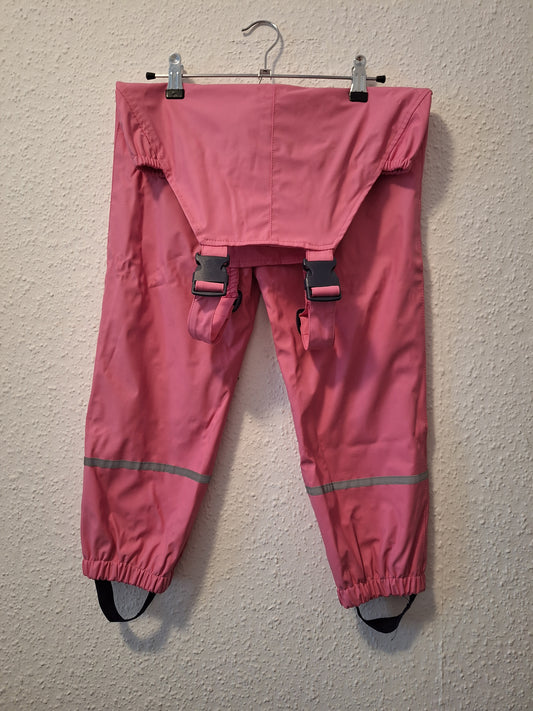 Matsch-und Regenhose in Pink 116/122