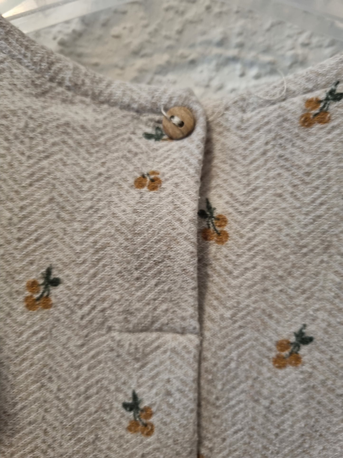 Wollkleid in Beige