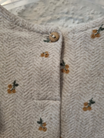 Wollkleid in Beige
