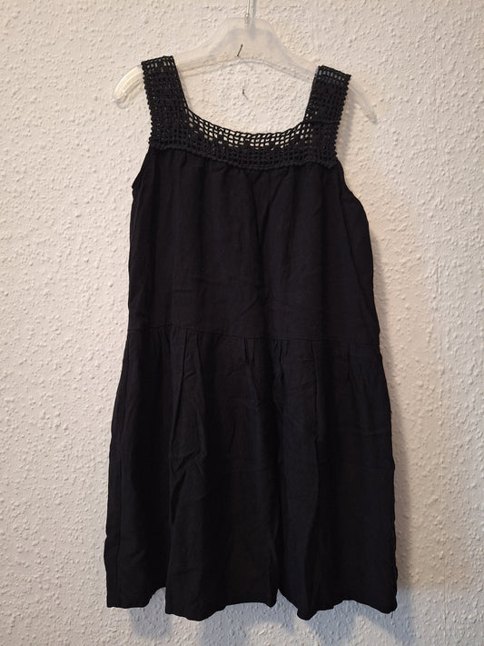 Sommerkleid schwarz türkisches Auge 116