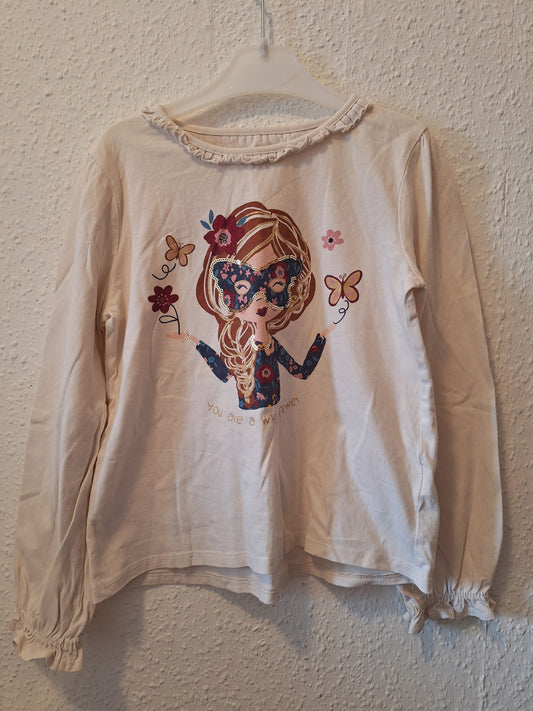 Sweatshirt mit Blumenmädchen