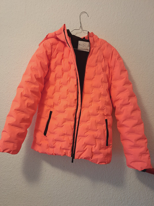 Winterjacke Neon Rosa-Orange 164