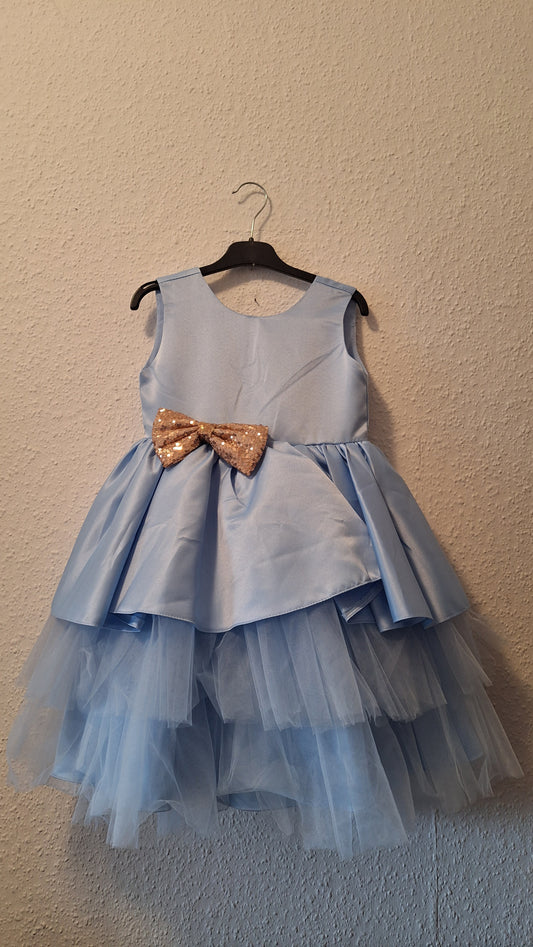 Tüllkleid Hellblau 110/116