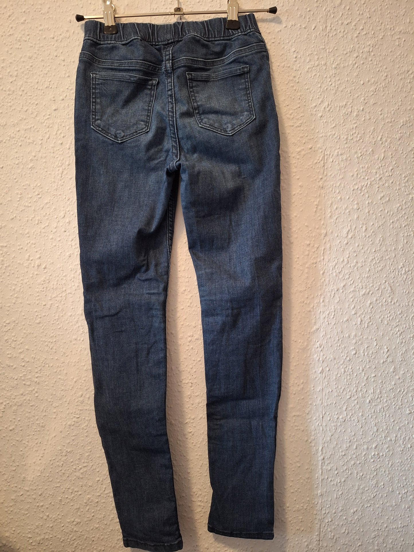Jeansjegging Graublau