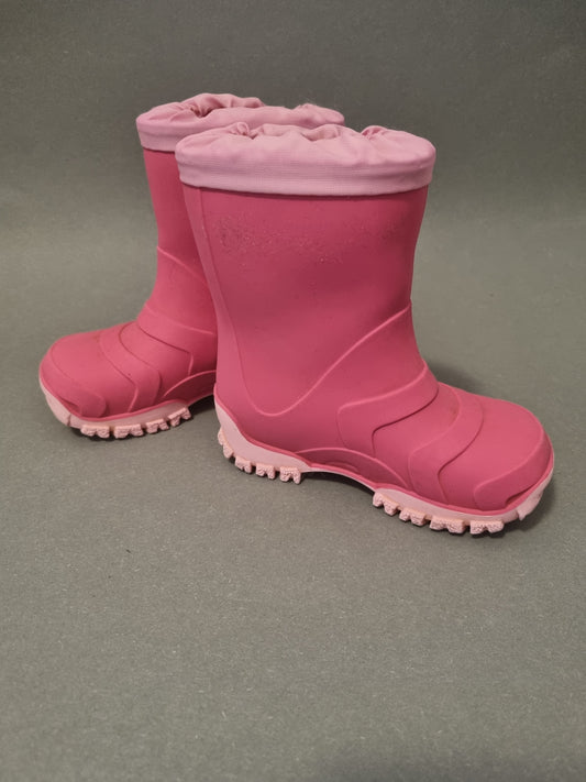 Pinke Gummistiefel Größe 20