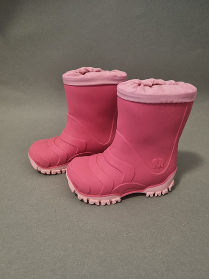 Pinke Gummistiefel Größe 20