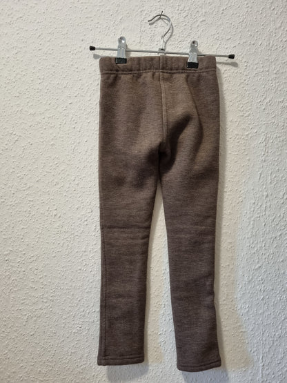 Gefütterte Stoffhose in Braun 110