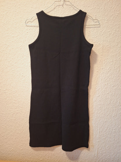 Stitch Shirt mit schwarzem Rippkleid 152