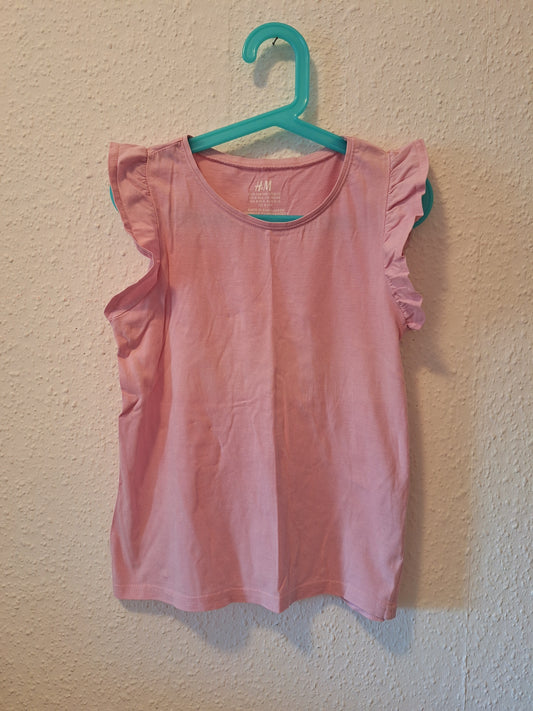 T-Shirt Unifarbe Rosa