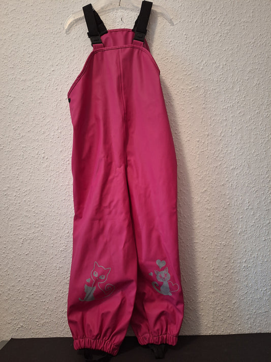 Matsch-und Regenhose in Pink 104/110