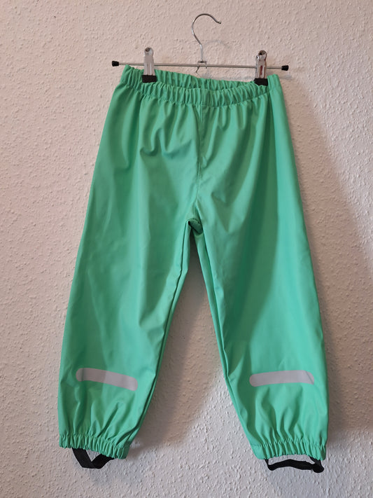 Grüne Regenhose 104/110