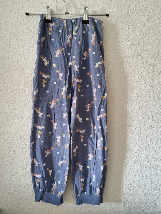 Schlafhose mit Einhörnern 122/128