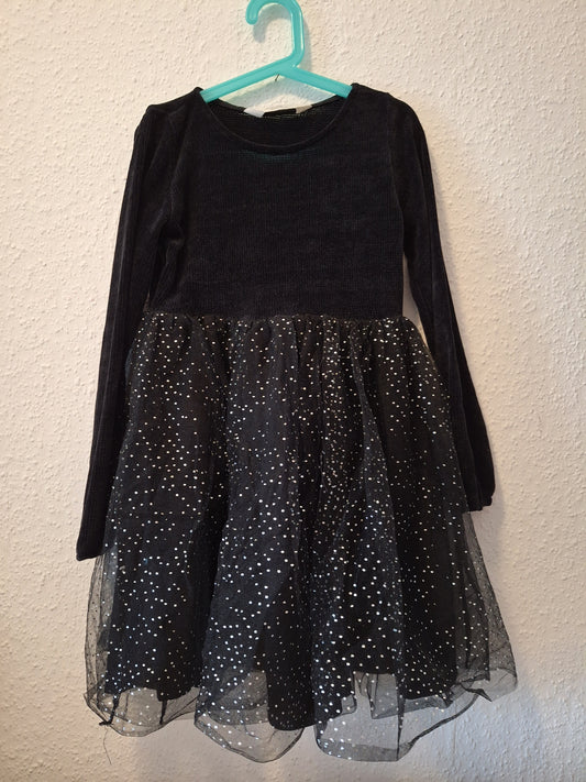 Festliches schwarzes Tüllkleid