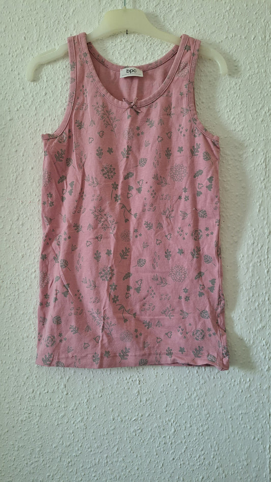 Unterhemd mit Blättern Rosa