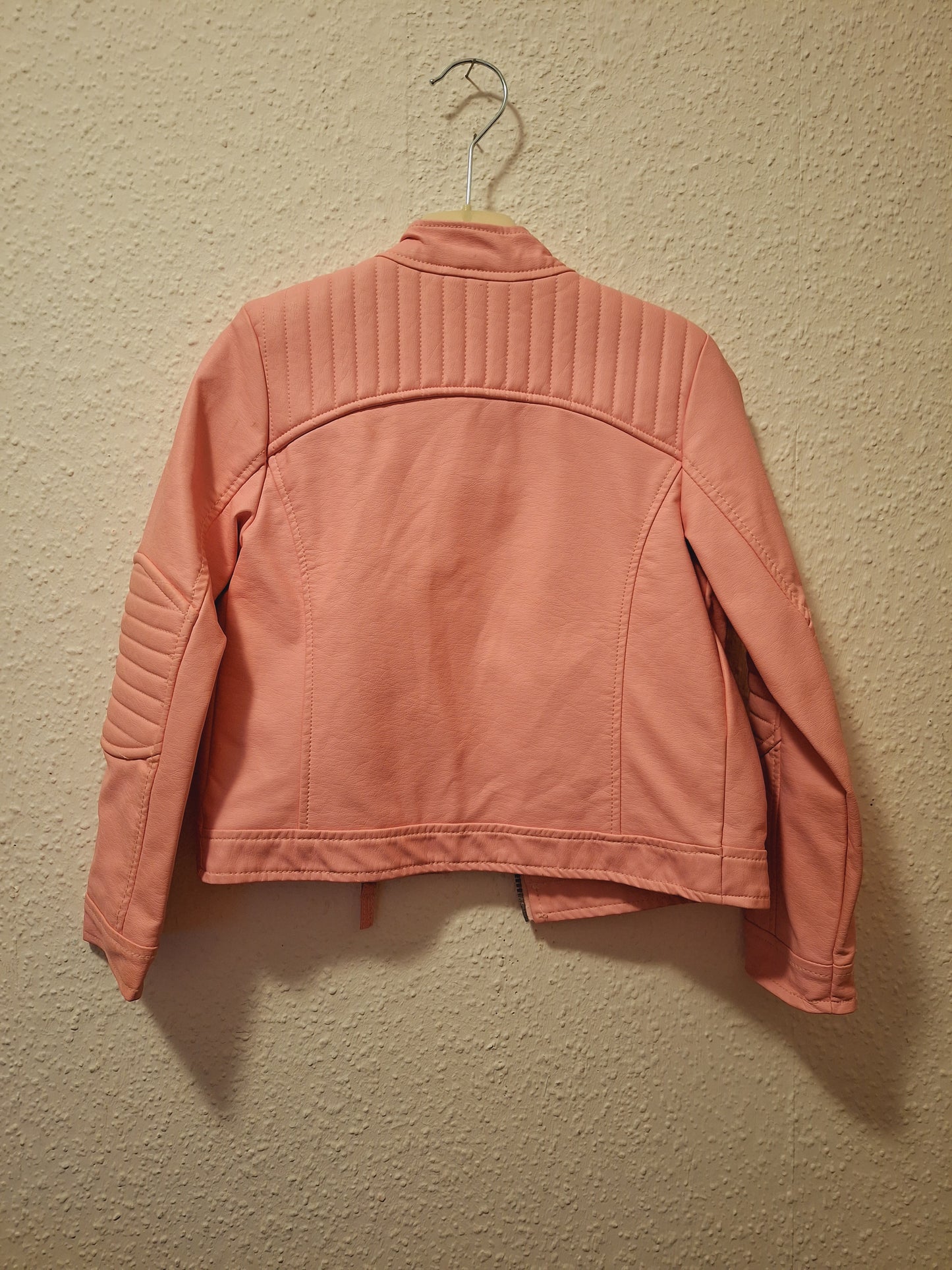 Lederimitat Jacke Pink 122