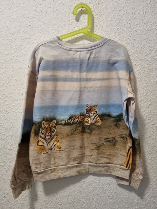 Pullover mit Tiger Print