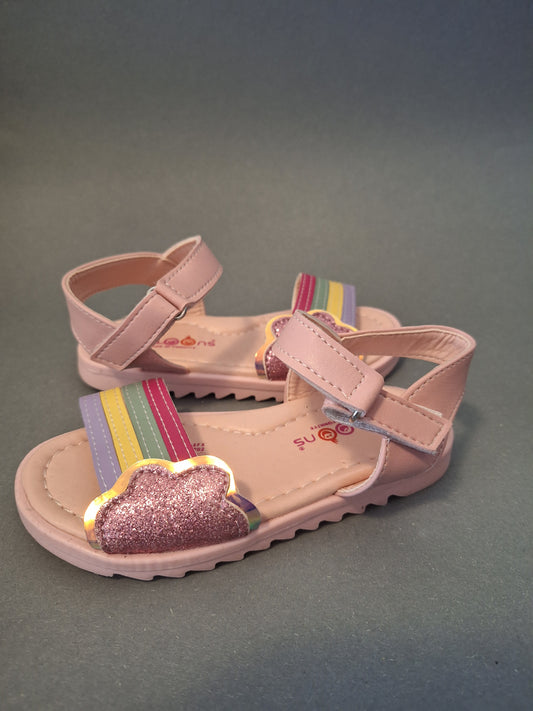 Regenbogen Sandalen