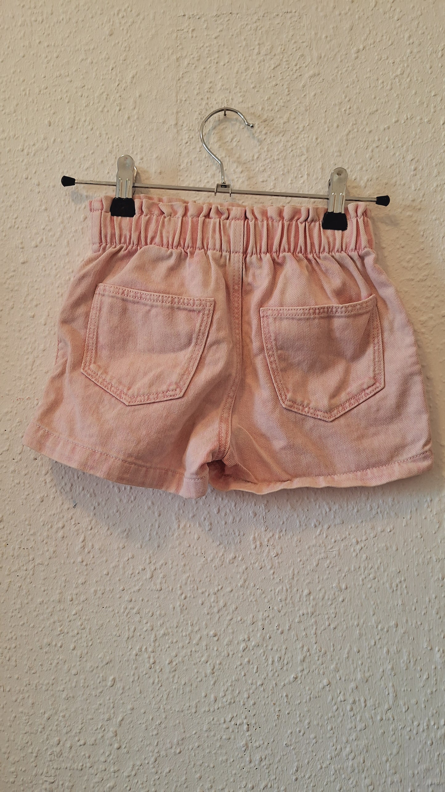 Kurze Jeans-Short Rosa