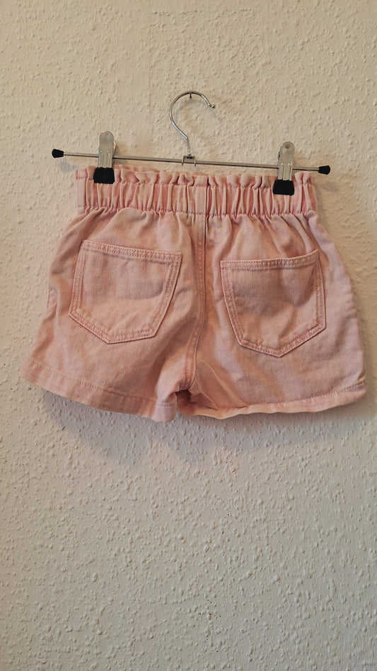 Kurze Jeans-Short Rosa