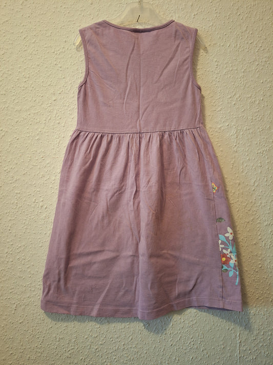 Lila Kleid mit Glitzerblumen 122