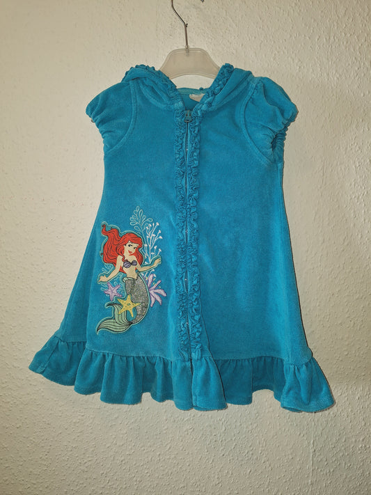 Badeüberzug aus Frottee Türkis mit Ariel 110 Kiki und  Koko Secondhand  Schwimmkleidung Kinder