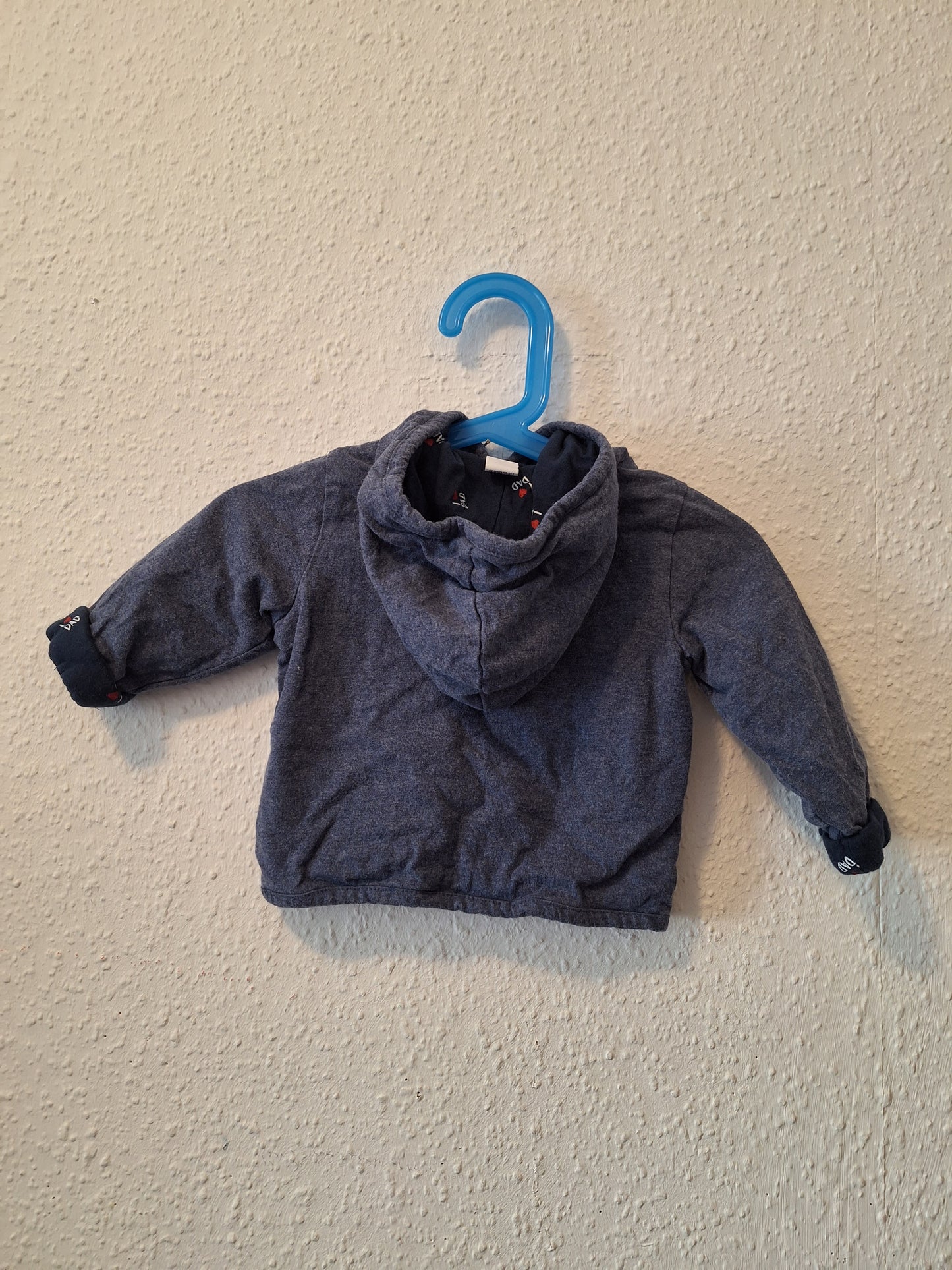 Blaue Sweatjacke von Dopodopo in Größe 74