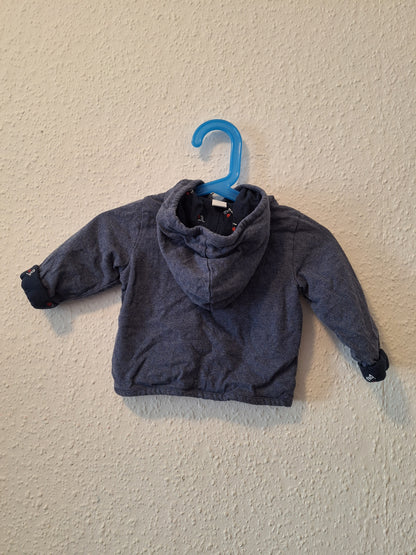 Blaue Sweatjacke von Dopodopo in Größe 74