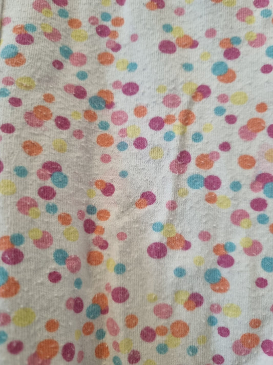 Legging mit bunten Punkten 74